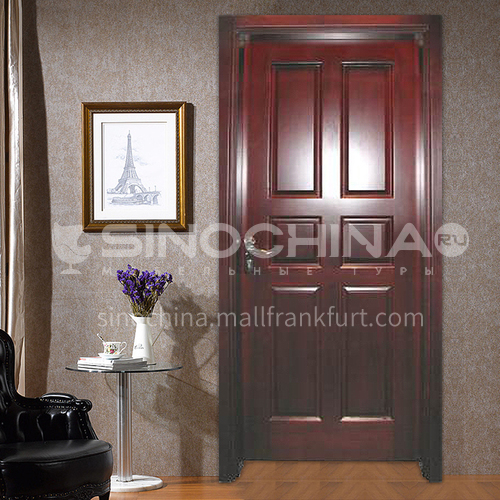 Congo Sapele solid wood door luxury solid wood door classical style interior room door45